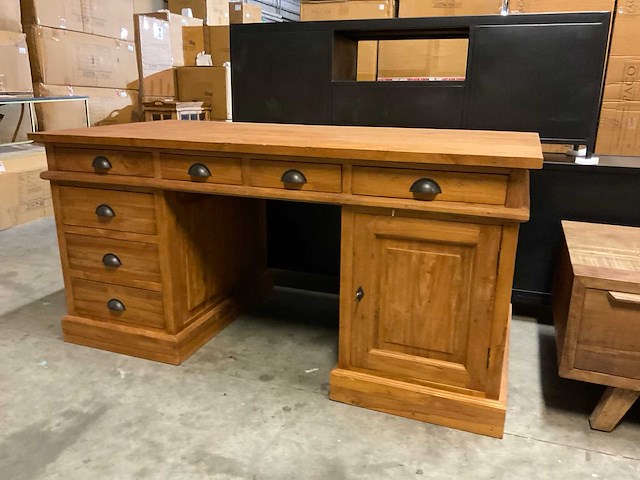 Houten bureau - afbeelding 7 van  13