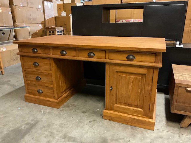 Houten bureau - afbeelding 8 van  13