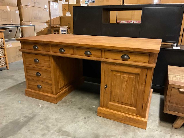 Houten bureau - afbeelding 9 van  13