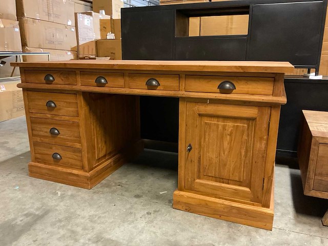 Houten bureau - afbeelding 10 van  13