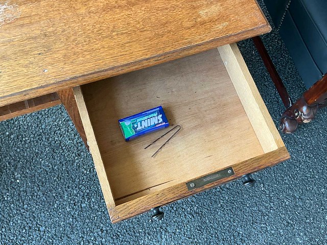 Houten bureautafel - afbeelding 4 van  4