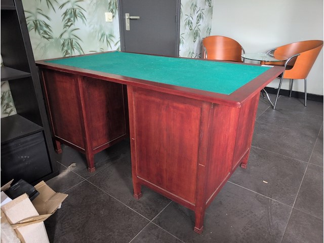 Houten bureautafel - afbeelding 6 van  8