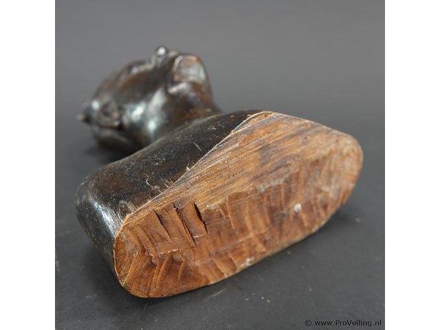 Houten buste van een balinese man - afbeelding 5 van  5