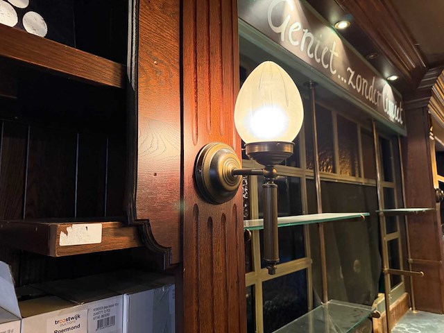 Houten cafe barachterwand - afbeelding 4 van  15