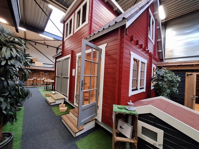 Houten chalet - 500x500x550cm - afbeelding 12 van  19