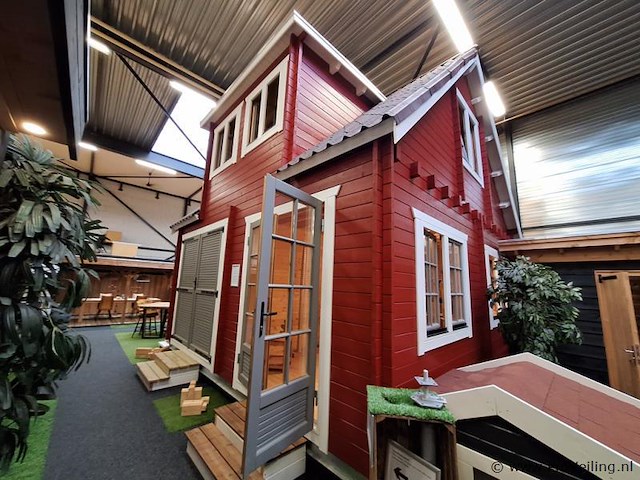 Houten chalet - 500x500x550cm - afbeelding 13 van  19