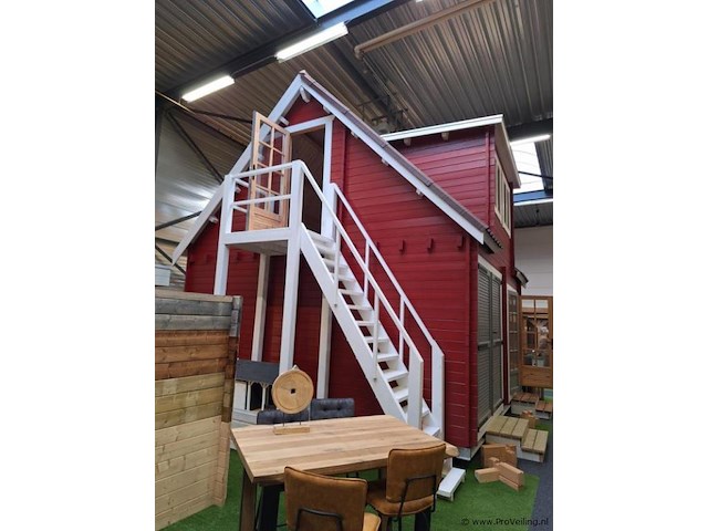 Houten chalet - 500x500x550cm - afbeelding 18 van  19