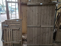 Houten containerombouw en tuinkast - afbeelding 1 van  5