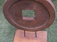 Houten decoratie - 25x12,5x45cm - 2 stuks - afbeelding 2 van  4