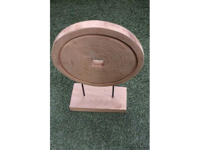 Houten decoratie - 25x12,5x45cm - 2 stuks - afbeelding 3 van  4