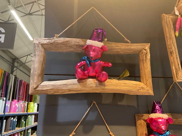 Houten decoratie met beren - afbeelding 5 van  11