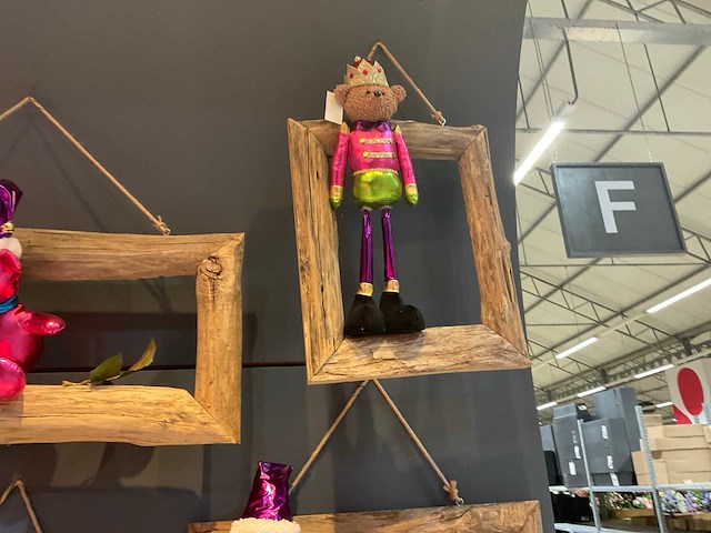 Houten decoratie met beren - afbeelding 6 van  11