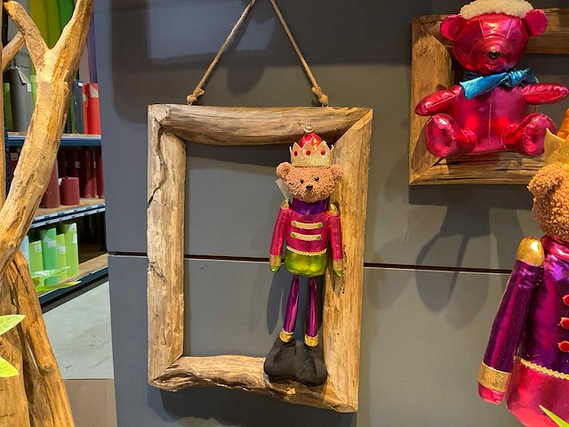 Houten decoratie met beren - afbeelding 8 van  11