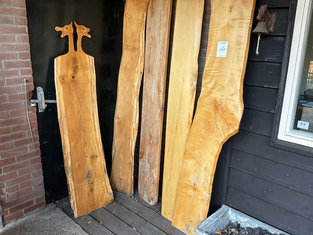 Houten decoratie plank (5x) - afbeelding 3 van  3