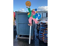 Houten decoratiepalen met verlichting (10x) - afbeelding 2 van  3