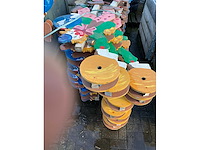 Houten decoratiepalen met verlichting (10x) - afbeelding 3 van  3