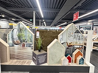 Houten decoratieve huisjes (16x) - afbeelding 4 van  5