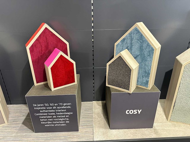 Houten decoratieve huisjes (9x) - afbeelding 3 van  4