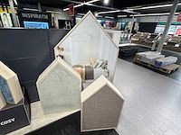 Houten decoratieve huisjes (9x) - afbeelding 4 van  4