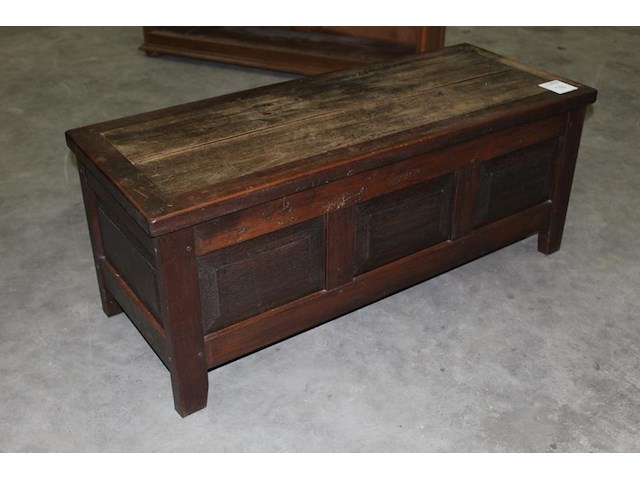 Houten dekenkist. afmeting 119 x 47 cm. hoogte 48 cm - afbeelding 1 van  4