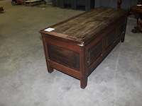 Houten dekenkist. afmeting 119 x 47 cm. hoogte 48 cm - afbeelding 3 van  4