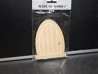 Houten deurtjes voor huisjes 10 stuks in kr4 - afbeelding 3 van  3