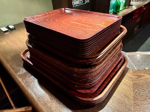 Houten dienblad (35x) - afbeelding 2 van  2