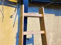 Houten dubbele trap - afbeelding 5 van  5