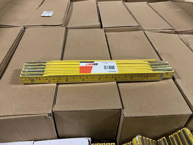 Houten duimstok 2 mtr (x4900) - afbeelding 1 van  4