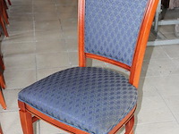 Houten eetkamer tafel met vijf stoelen. afmeting tafel 199 x 90 x 78 cm. - afbeelding 3 van  3