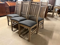 Houten eetkamerstoel (6x) - afbeelding 1 van  10