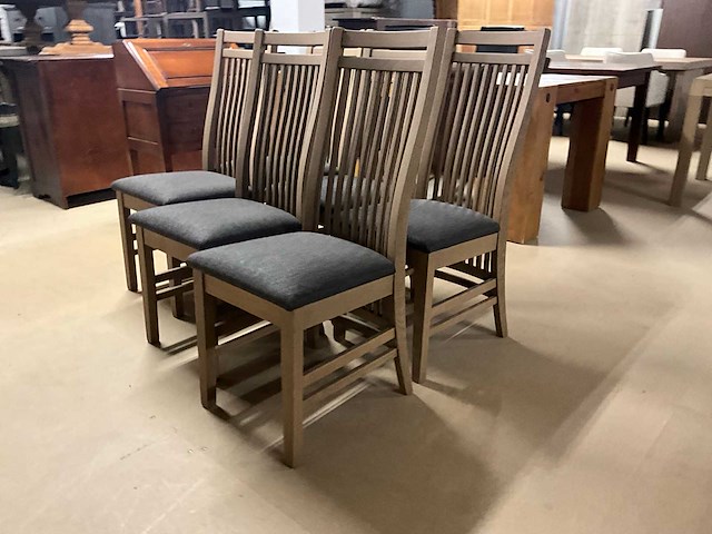 Houten eetkamerstoel (6x) - afbeelding 3 van  10