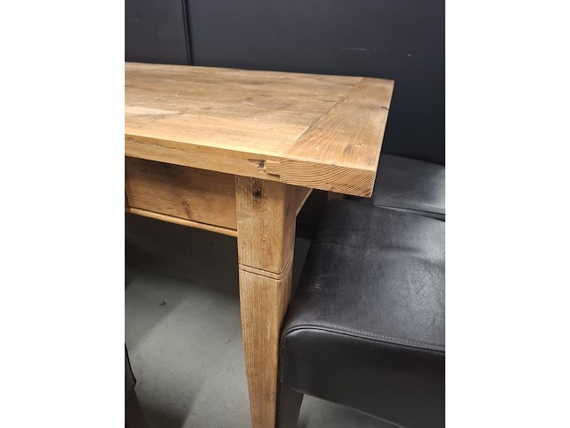 Houten eetkamertafel met 6 stoelen - afbeelding 6 van  6