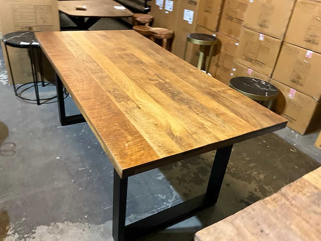 Houten eetkamertafel - afbeelding 9 van  12