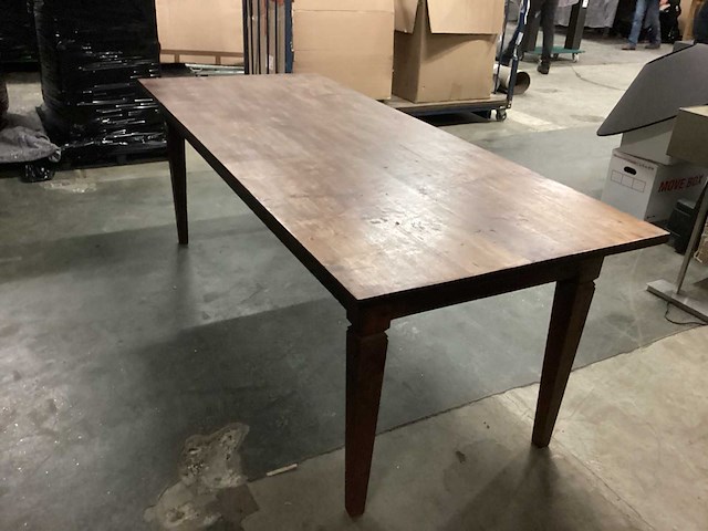 Houten eetkamertafel - afbeelding 4 van  4