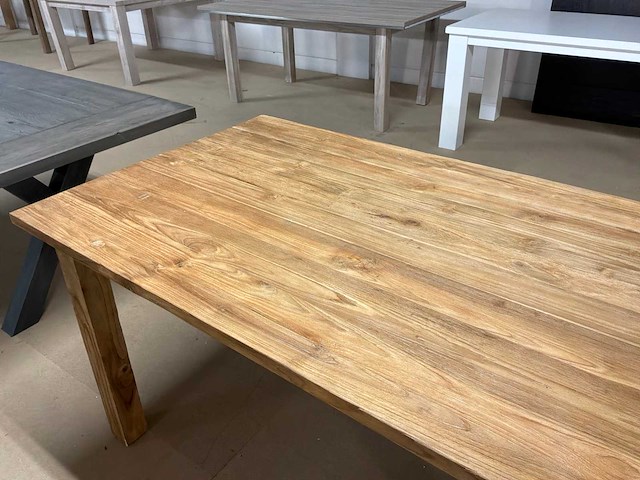 Houten eetkamertafel - afbeelding 9 van  10