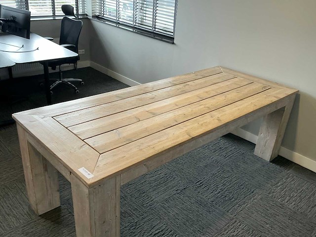 Houten eetkamertafel - afbeelding 1 van  4