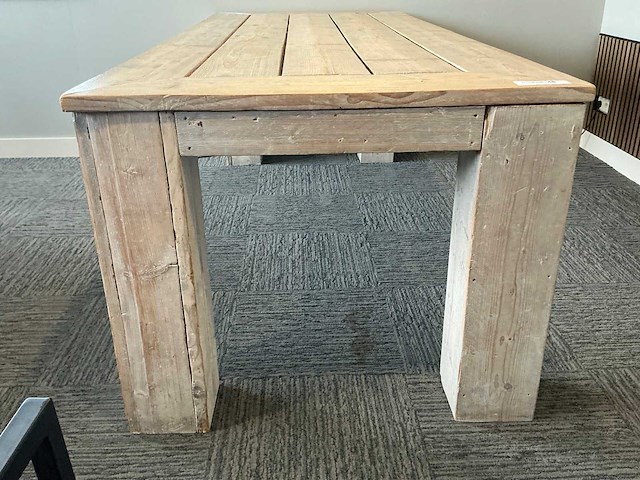 Houten eetkamertafel - afbeelding 3 van  4