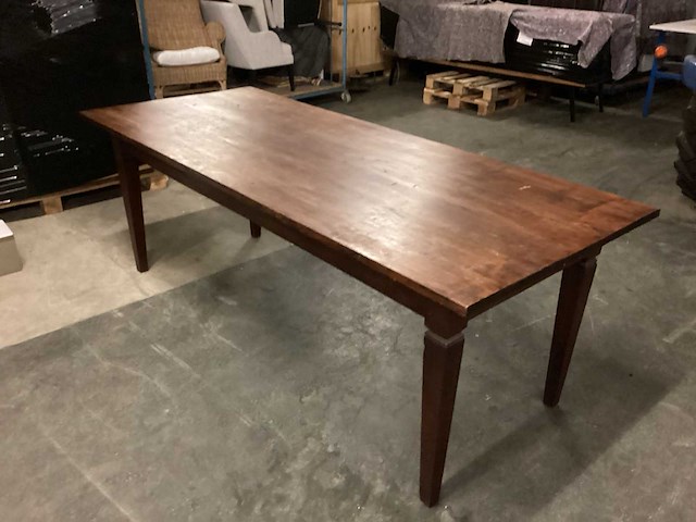 Houten eetkamertafel - afbeelding 2 van  4