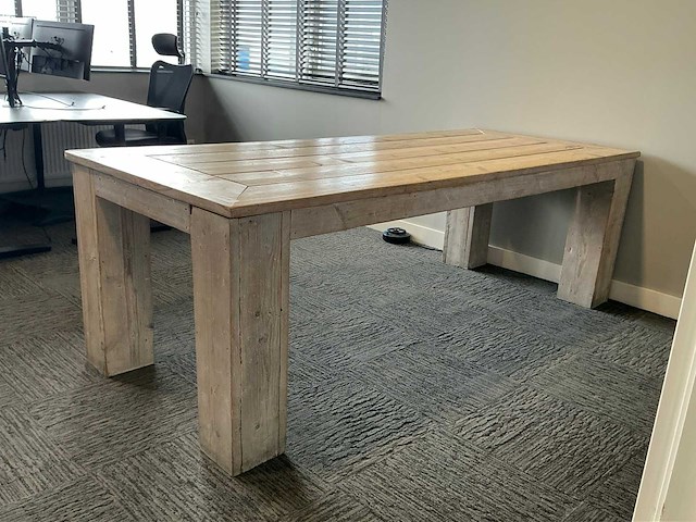 Houten eetkamertafel - afbeelding 1 van  5
