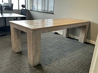 Houten eetkamertafel - afbeelding 1 van  5