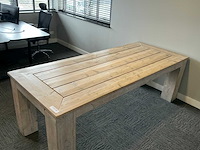 Houten eetkamertafel - afbeelding 2 van  5