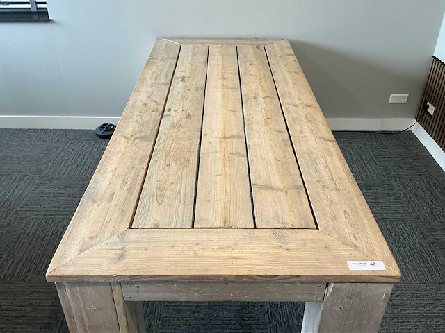 Houten eetkamertafel - afbeelding 3 van  5