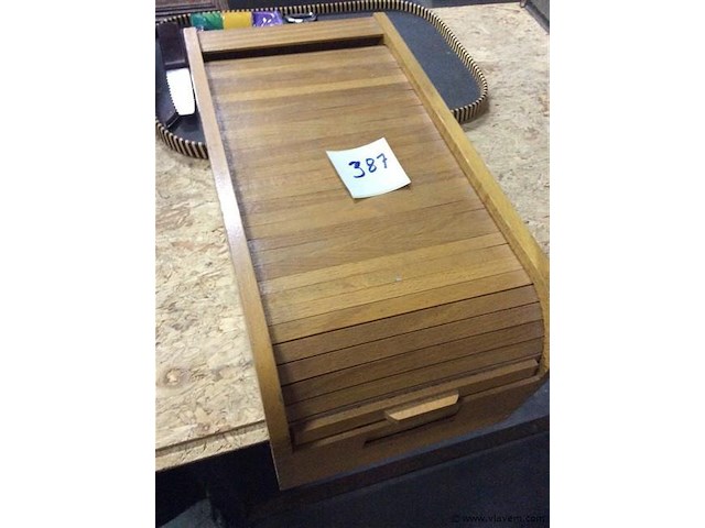 Houten fichebak - afbeelding 1 van  2