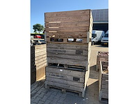 Houten fruitkist - afbeelding 2 van  5