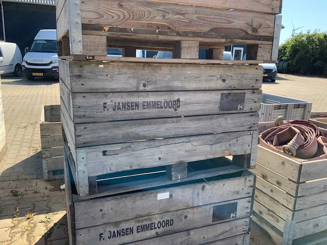 Houten fruitkist - afbeelding 4 van  5