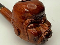 Houten handgesneden tabakspijp - afbeelding 2 van  7