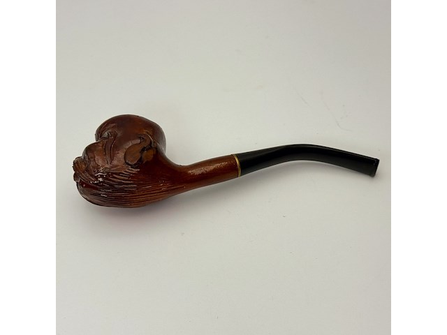 Houten handgesneden tabakspijp - afbeelding 3 van  7