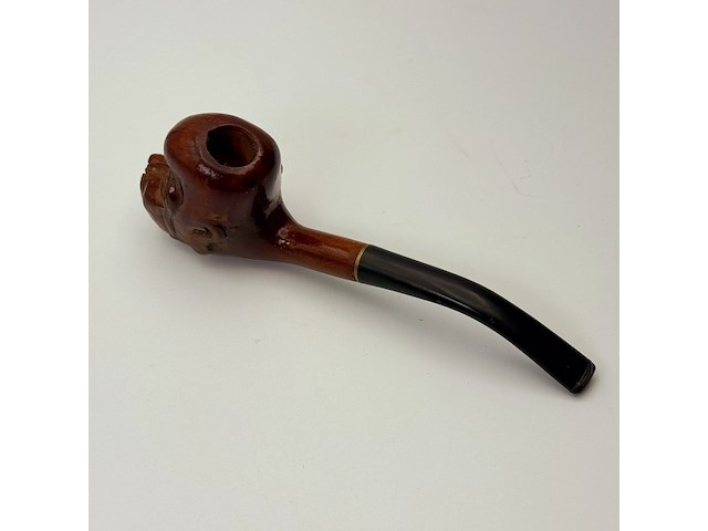 Houten handgesneden tabakspijp - afbeelding 5 van  7