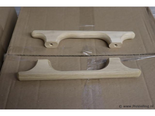 Houten handgrepen t.b.v. uitvaartkist | type r420280te - 4 dozen á 100 stuks - afbeelding 1 van  3